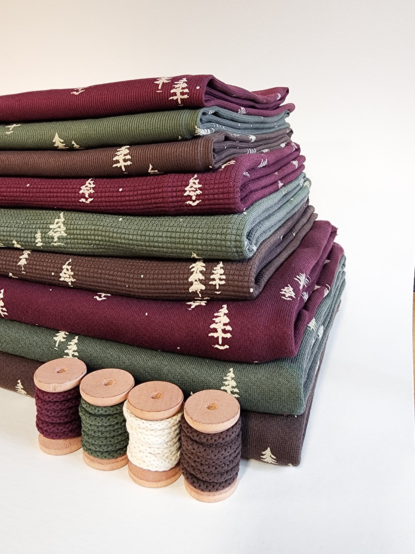 Woodland Winter Collection - Trees on Boysenberry