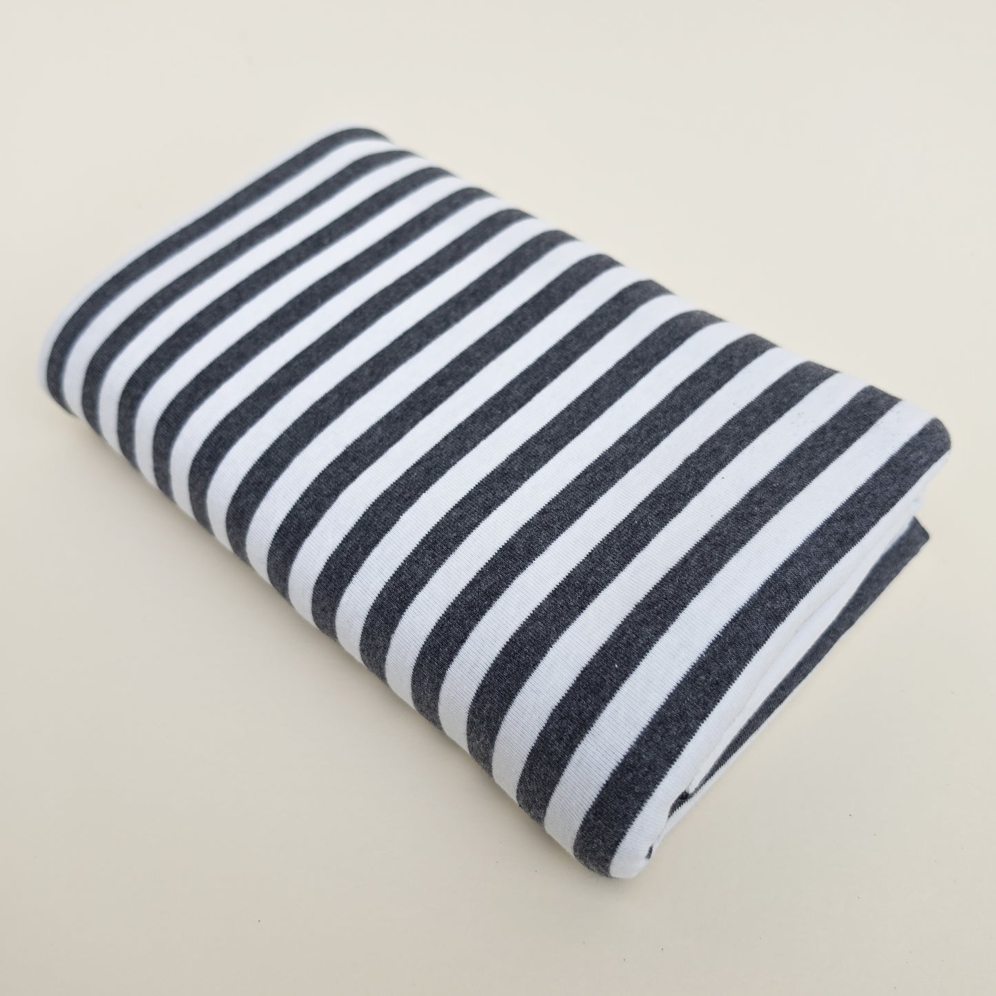 Chunky Charcoal Striped Pre-Cut