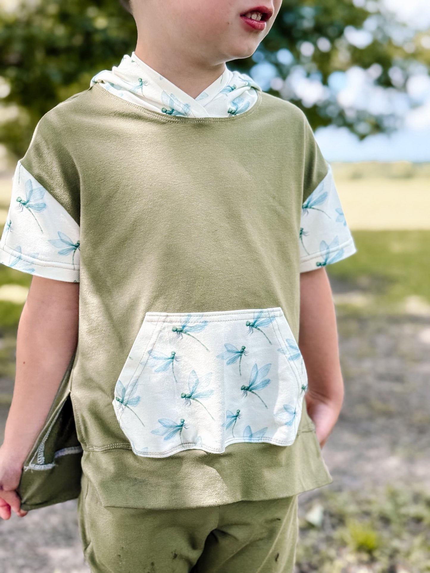 Kid's Drop Shoulder Hoodie