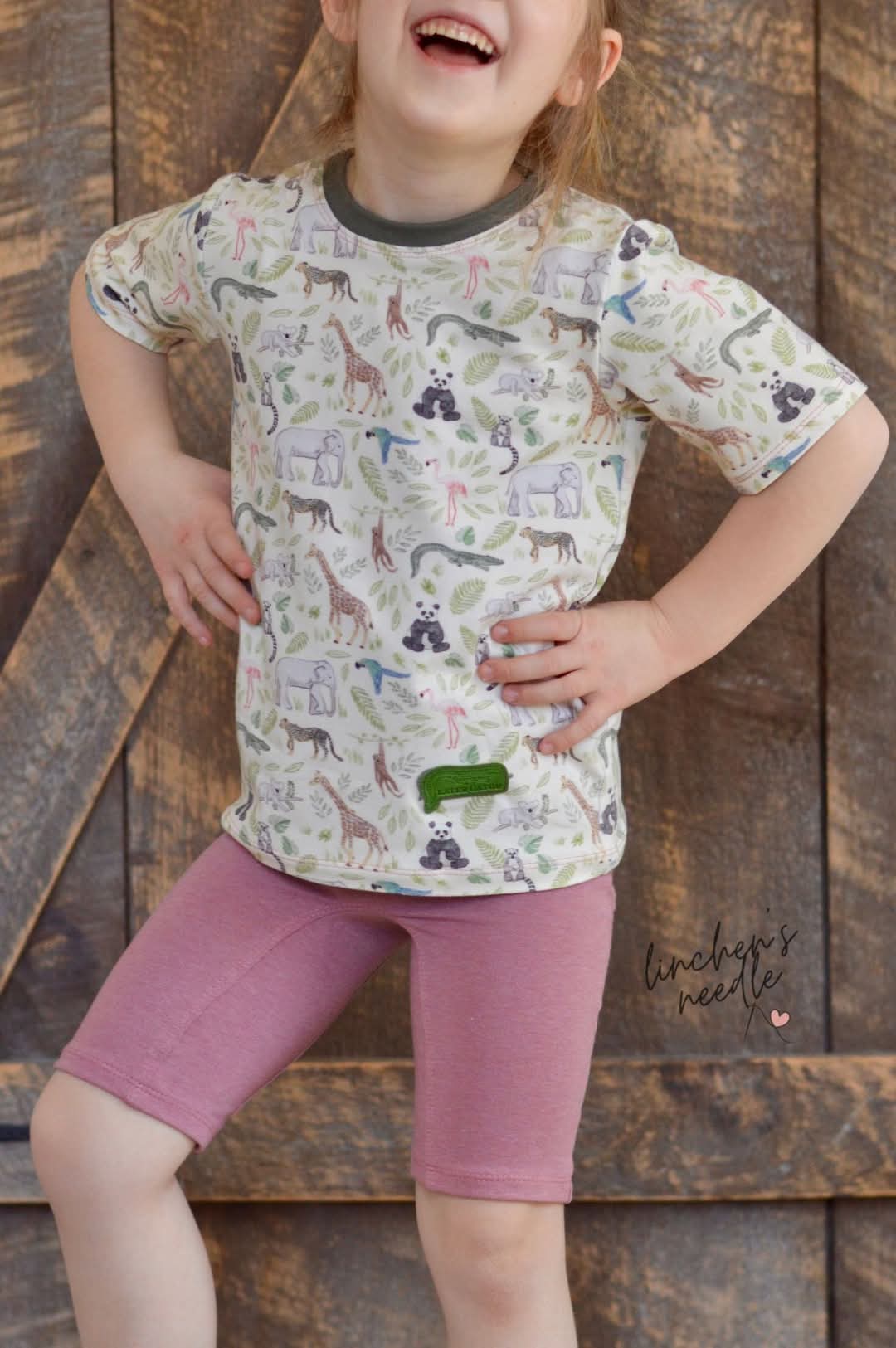 Kid's Biker Shorts Sewing Pattern