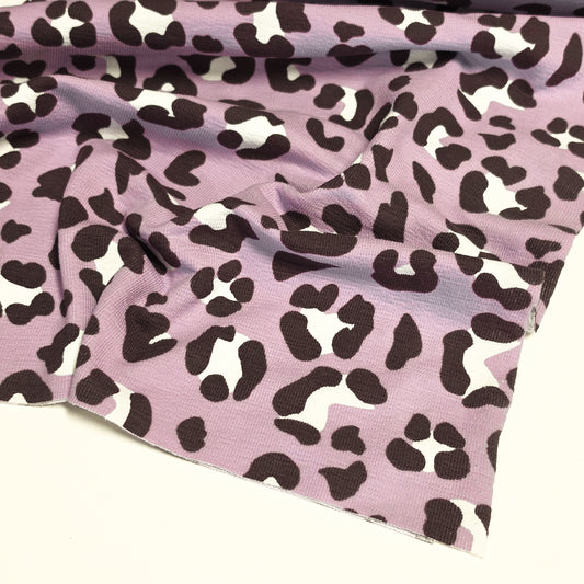 European Printed Crepe Terry - Panther