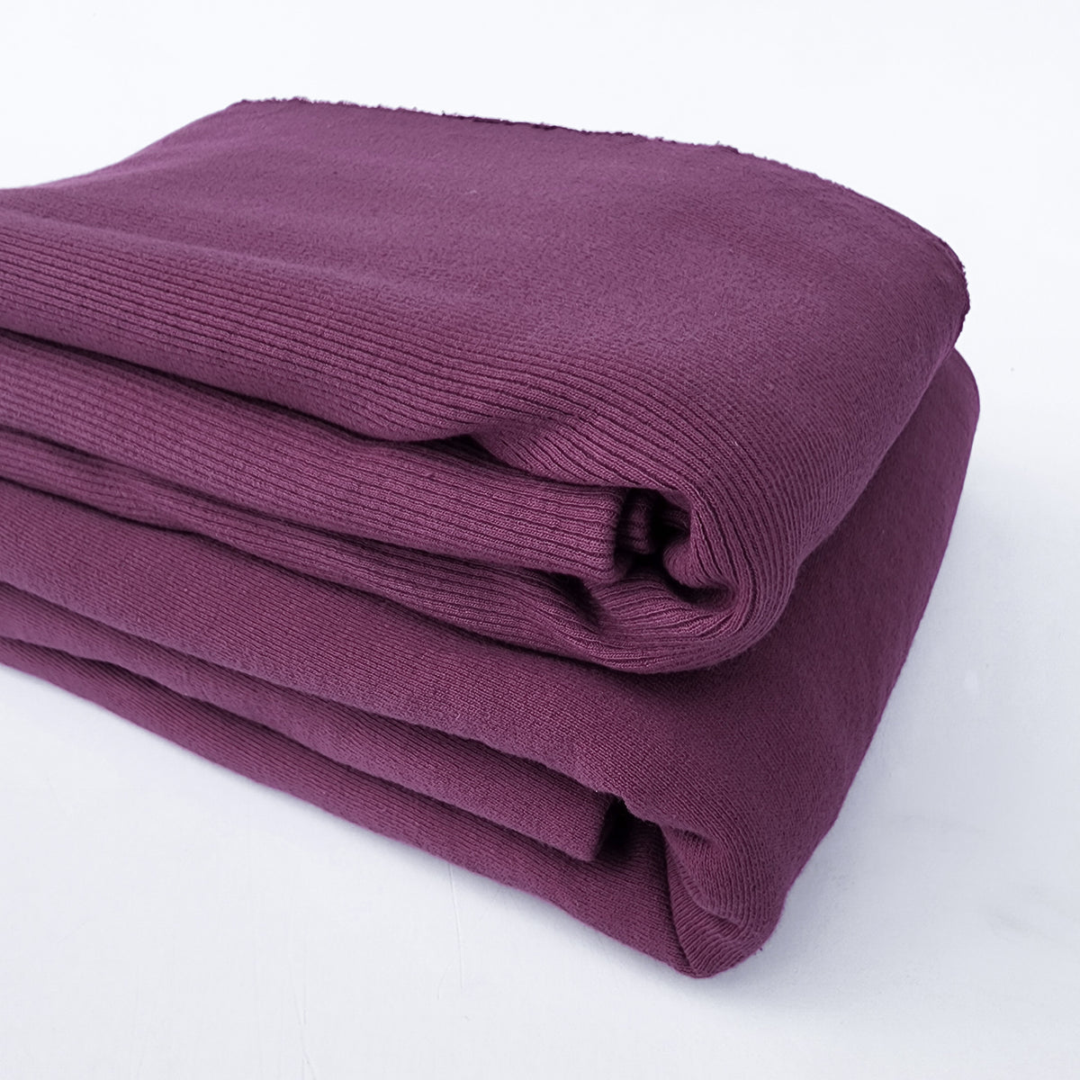 Violet Riband Violet Quartz Highloop French Terry and Rib – Landefabrics