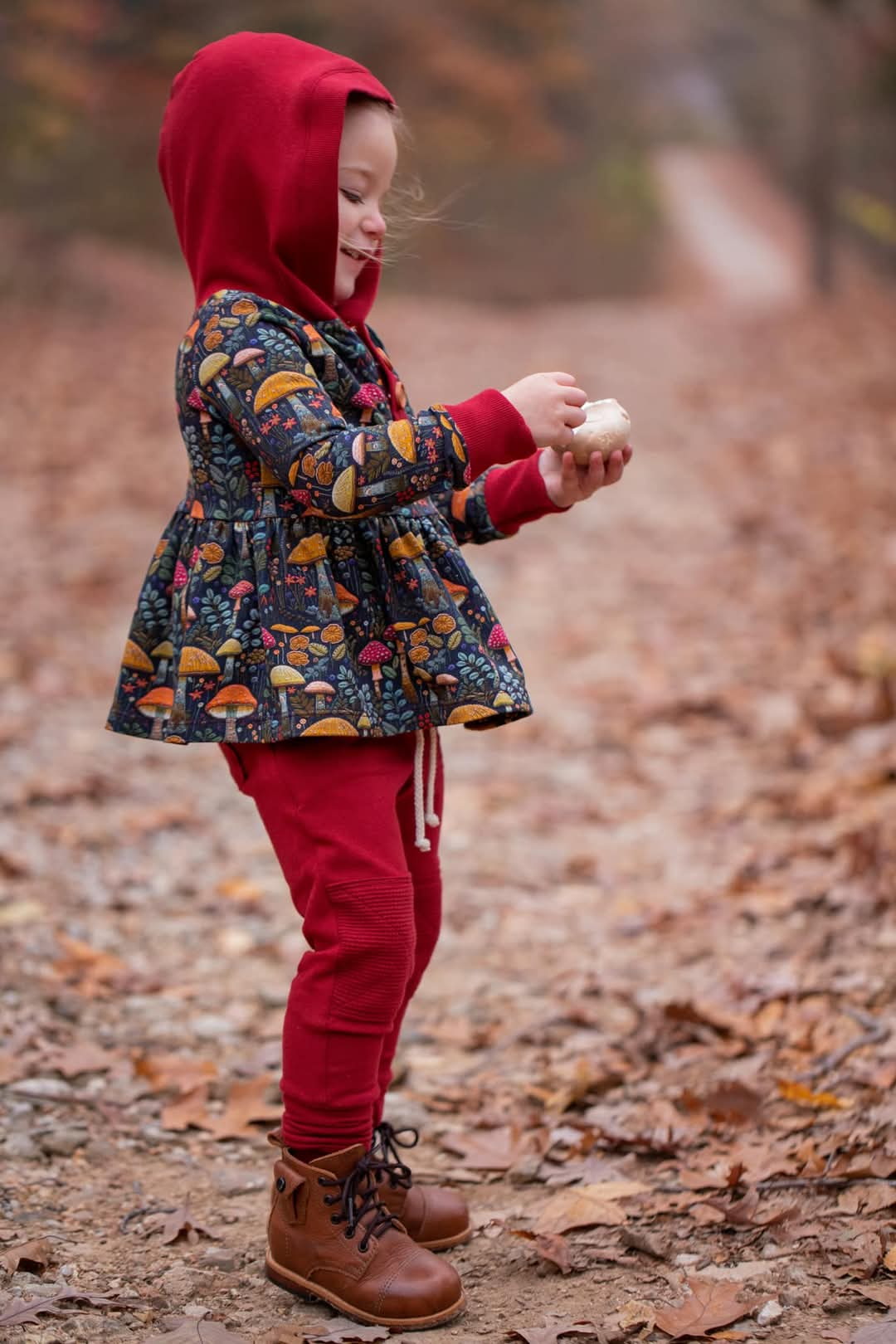 Kid's Henley Hoodie Sewing Pattern