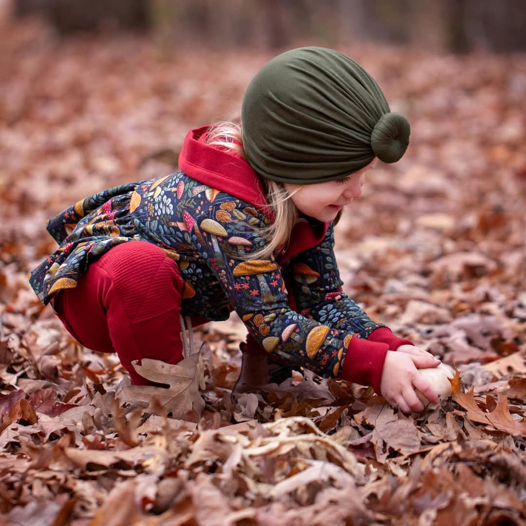 Kid's Henley Hoodie Sewing Pattern