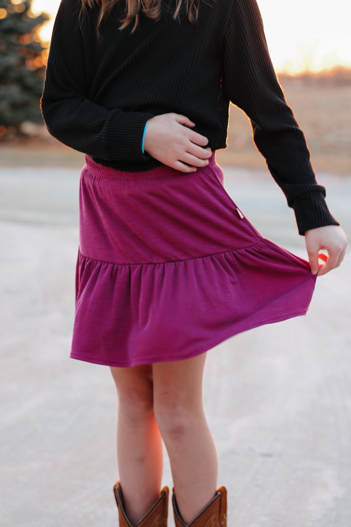 Kid's Ruffle Skirt