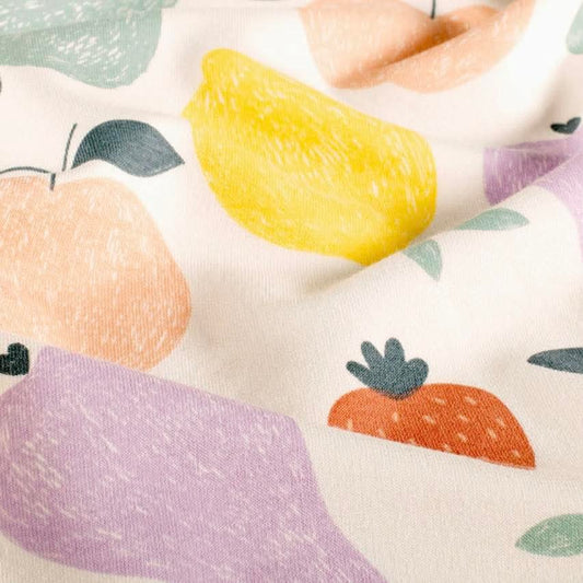 European Printed French Terry - Fruit