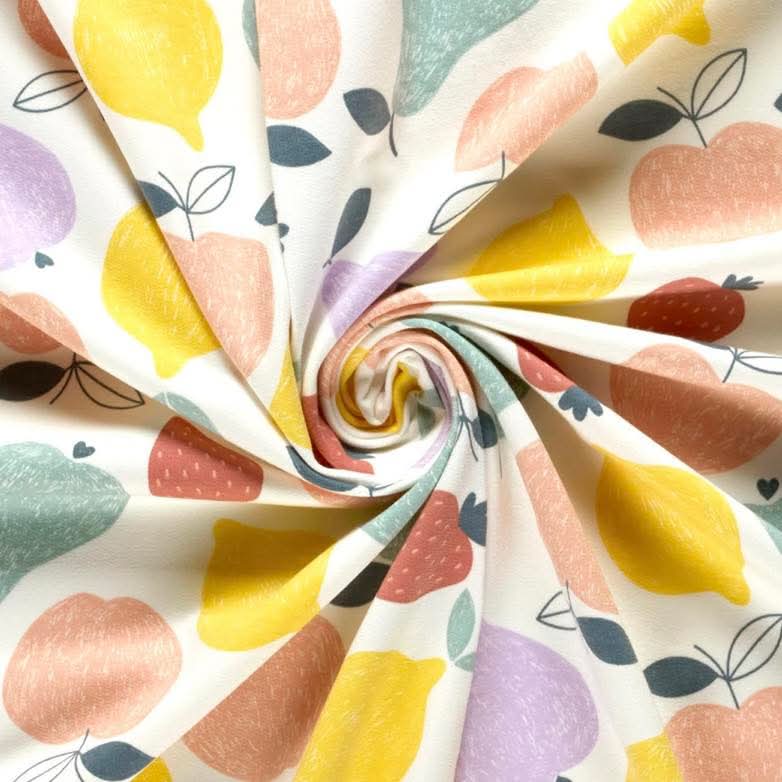European Printed French Terry - Fruit