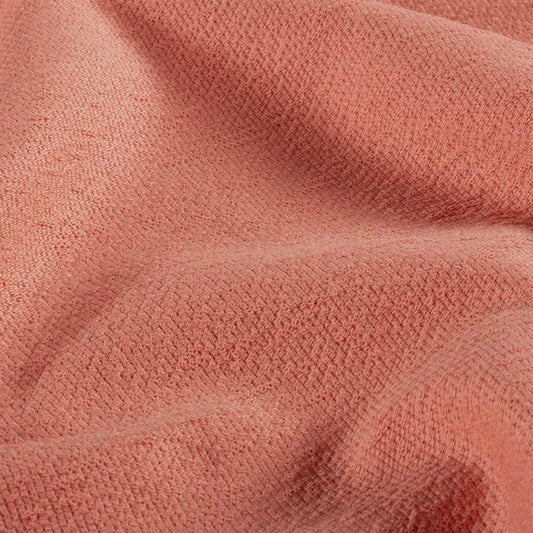 European Crepe Terry and Rib - Coral