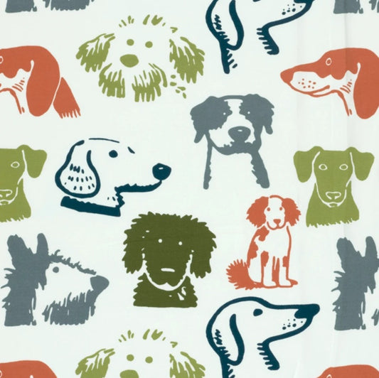 European Printed Jersey Knit - Puppies