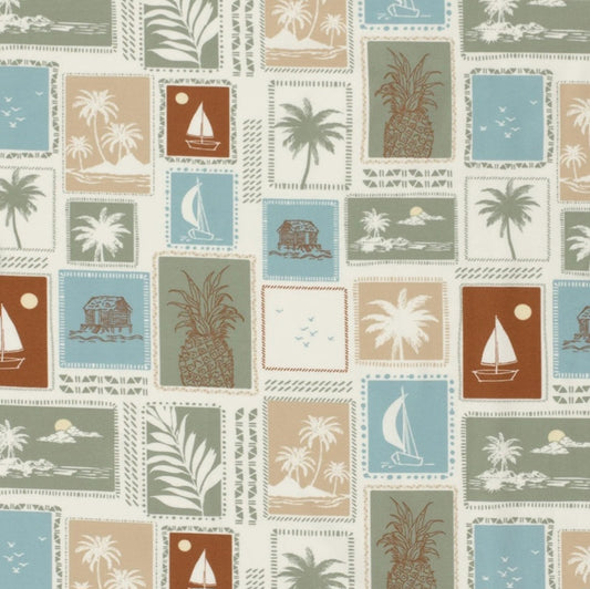 European Printed Jersey Knit - Beach Days