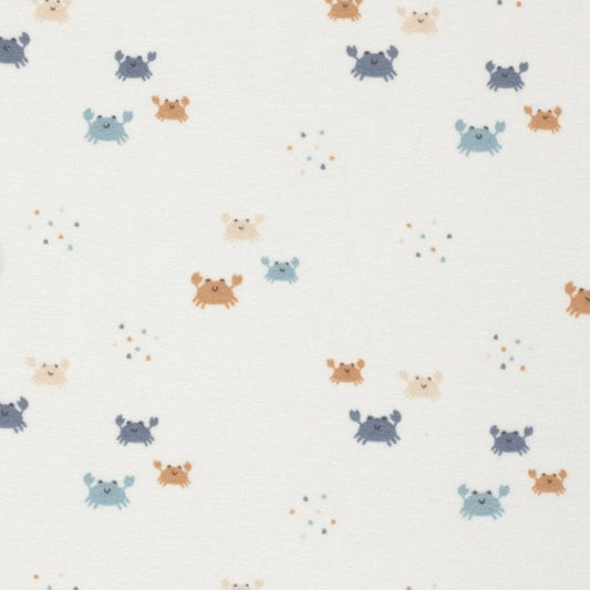 European Printed Sponge Terry - Crabs