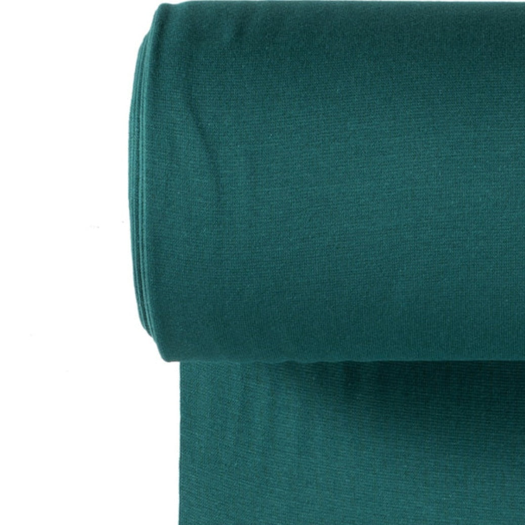 European Sweatshirt Fleece and Rib - Jade
