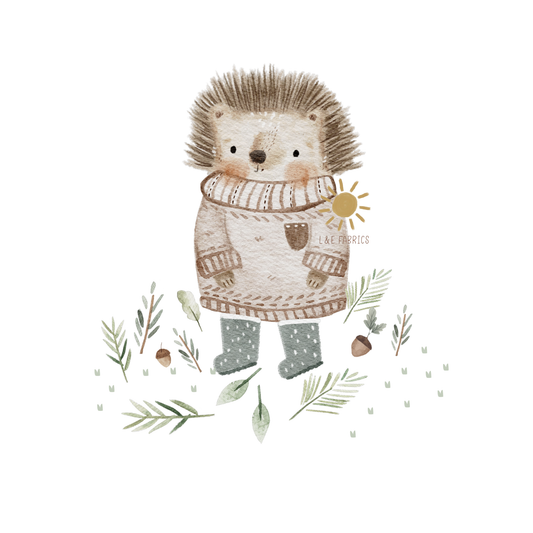 Woodland Winter Collection DTF - Hedgehog