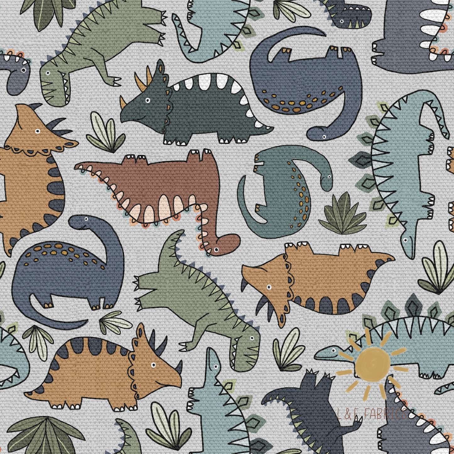 Colorful Dinos