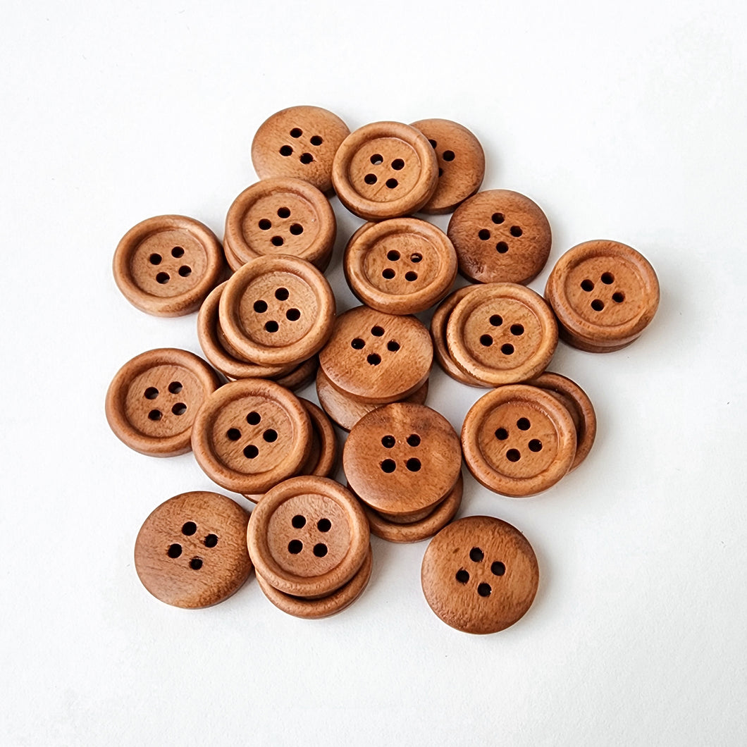 Wooden Buttons 3/4